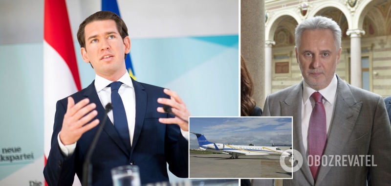 Канцлер Австрии воспользовался частным самолетом Фирташа &ndash; СМИ