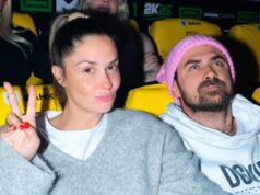 Беременная Агата Муцениеце и Пётр Дранга: какие уютные образы супруги выбрали для выхода в свет