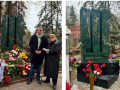 Необычный памятник с багажником: кто из звёзд пришёл почтить память Ширвиндта на кладбище