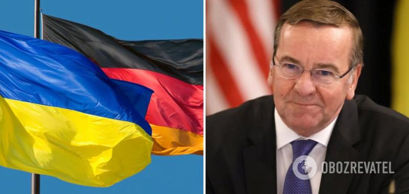 Министр обороны ФРГ анонсировал новый пакет военной помощи Украине на €1 млрд: будет больше ПВО