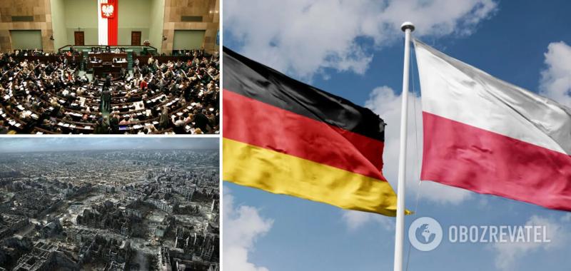 Сейм Польши принял резолюцию о репарациях от Германии за ущерб, причиненный во время Второй мировой войны
