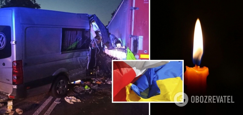 В Польше микроавтобус с украинцами попал в ДТП: есть погибшие и пострадавшие